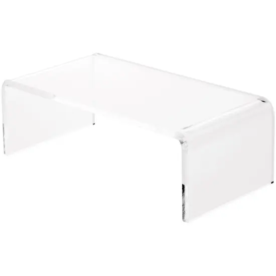 Plymor Clear Acrylic Rectangular Display Riser, 2" H x 6" W x 3" D (1/8" thick) {1}