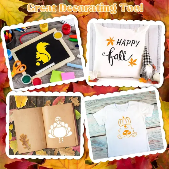 66 Pcs Small Stencils for Crafts Reusable 3 Inch Stencils {2}