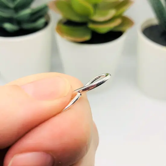 Silver Infinity Connector Charms, 23x8mm {4}