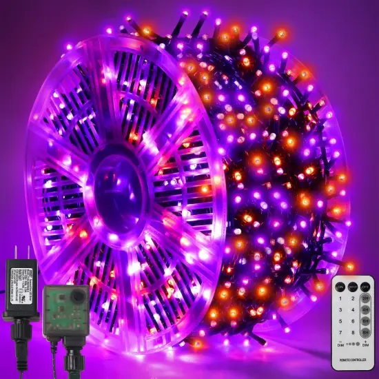 328 FT Green Wire 1000 LED Halloween String Lights {1}