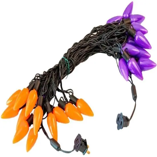 25 Feet 25 Light C9 Ceramic Style LED String Lights {3}