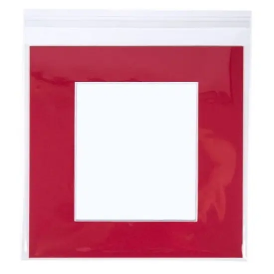 Crystal Clear Bags&reg; with Flap 8 7/16" x 10 1/4" 100 pack B108 {1}