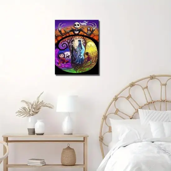 3 Pack Halloween Diamond Painting Kits for Adults - 12x16 inch {4}