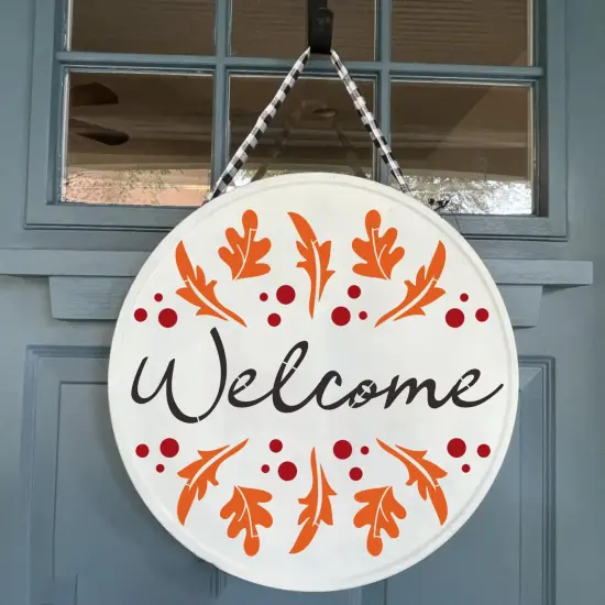 Fall Stencils for Painting on Wood Pumpkin Stencil Fall Leaves {4}