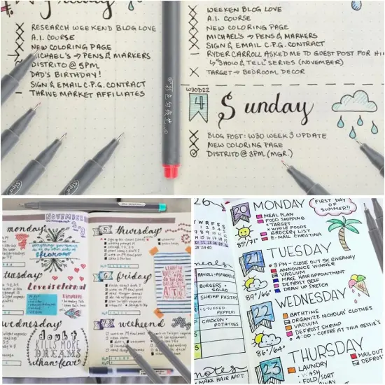 24 Fineliner Color Pens - Multicolor {4}