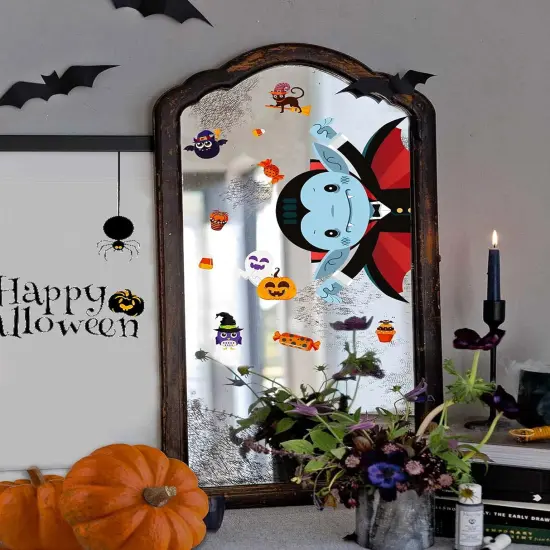 Fantasy Halloween Window Clings - 10 Sheet Decorations {4}