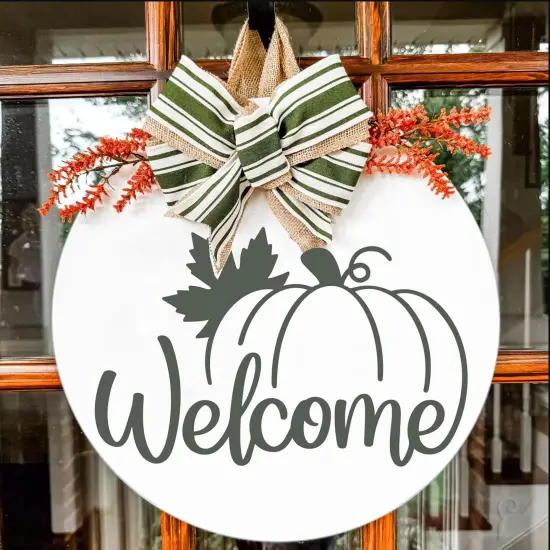 Fall Stencils for Painting on Wood 12&rdquo; Happy Thanksgiving Stencil {2}