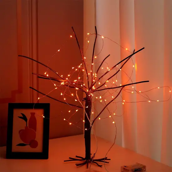 Mini Halloween Fairy String Lights (5m/16ft Orange) {3}