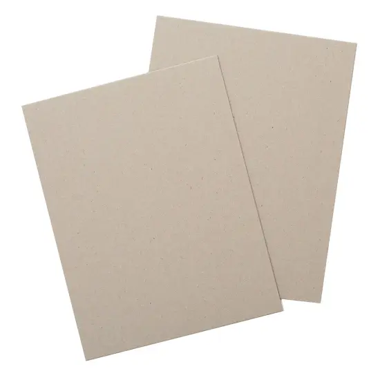 We R Cinch Book Board 8.5"X11" 2/Pkg-Gray Chipboard {3}