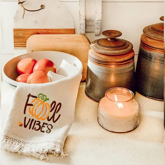 24 Pc Small 3 Inch Fall Stencils for Painting on Wood - Holiday Stencils for Crafts {5}