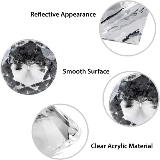 800 COUNT, 4 Carat/8mm Jewels -Diamond Table Confetti Party Toy Decorations for Weddings {5}