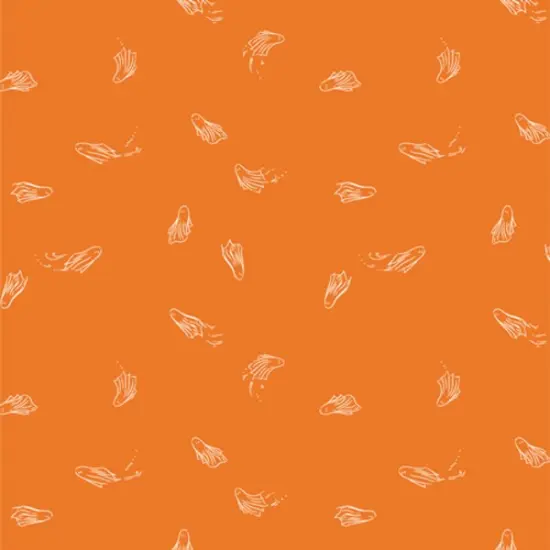 Ghostly Dance in Orange (ghh13133) | Ghostly and Haunted | AGF Studio | Art Gallery {1}