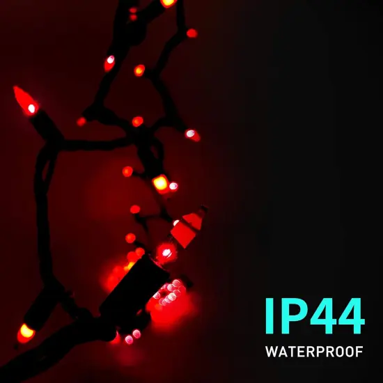 23 Feet Halloween Purple Orange Lights String {4}