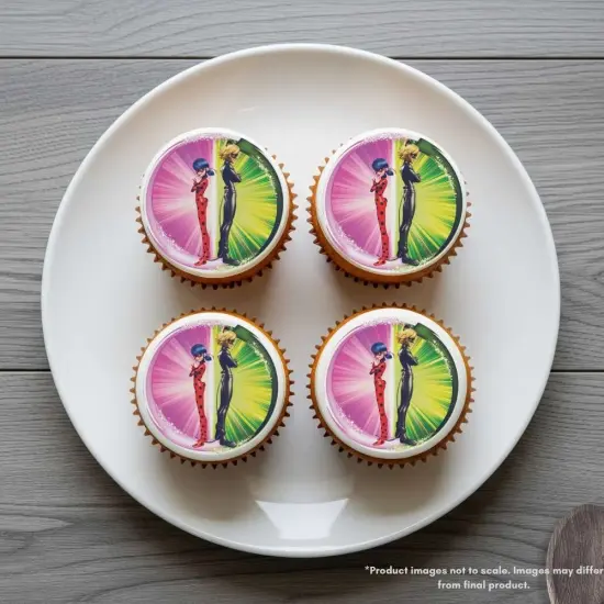 Miraculous: Tales of Ladybug & Cat Noir – Duo Power Edible Cake Topper {5}