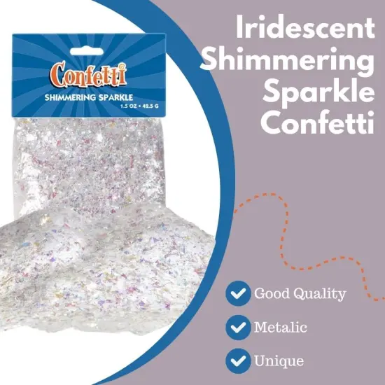 (1 Pack) - Iridescent Shimmering Sparkle Confetti - 1.5 oz. {3}
