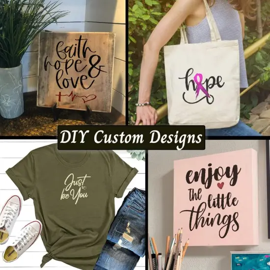 20 Piece Inspiration Word Stencil Set - Stencils for Painting on Wood, 6 Inch {5}