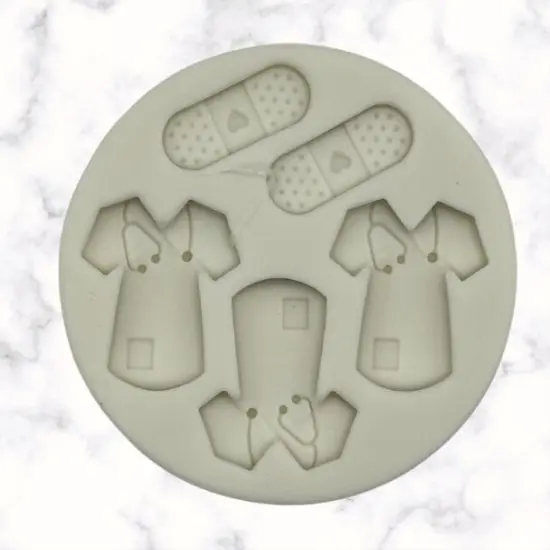 Nurse Theme Silicone Mold {3}