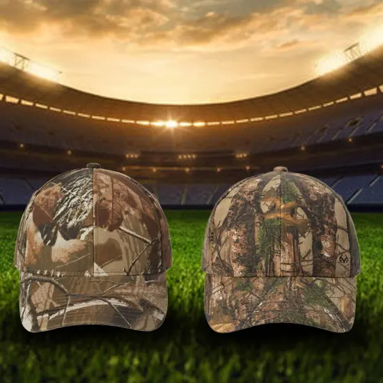Port Authority&reg; Pro Camouflage Series Cap, Structured Mid-Profile Outdoor Cap with Hook and Loop Closure Realtree Xtra {7}