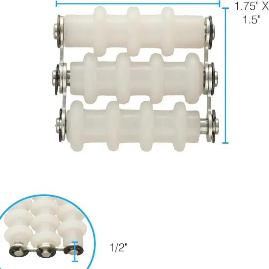 The Beadsmith Wire Straightener &ndash; Wire Elements &ndash; 1.75&rdquo; x 1.5&rdquo; with Three 1.2&rdquo; Nylon Rollers &ndash; Straighten Wire, Remove Bends, Kinks and Prepare for Wire Wrapping and Jewelry Making {2}