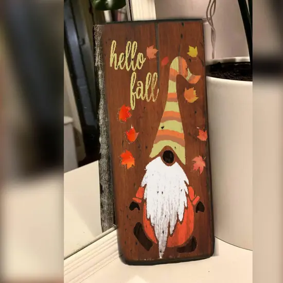 Gnome Stencils Reusable - Large Stencils for Painting on Wood (Gnome Fall) {3}