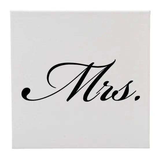 Creative Gifts International CANVAS 12X12 MRS. (SCRIPT) {1}