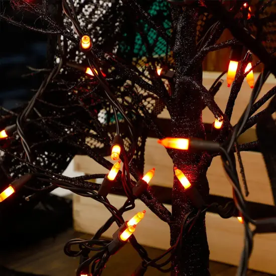 Halloween Orange String Lights - 33Ft, 150 Count {5}