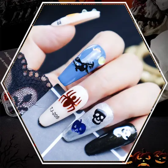 Halloween Nail Art Glitters {5}