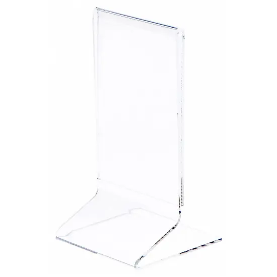 Plymor Clear Acrylic Sign Display / Literature Holder (Side-Load), 3" W x 5" H {1}