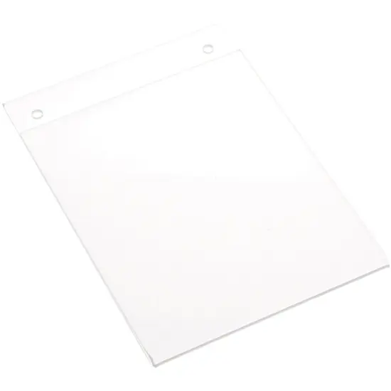 Plymor Clear Acrylic Sign Display / Literature Holder (Wall-Mount), 5.5" W x 7" H {1}