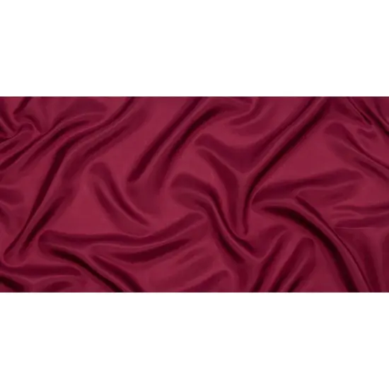 1 Yard Luxurious Maroon Silk Habotai Lightweight China Silk Fabric 44 Inches Width {3}