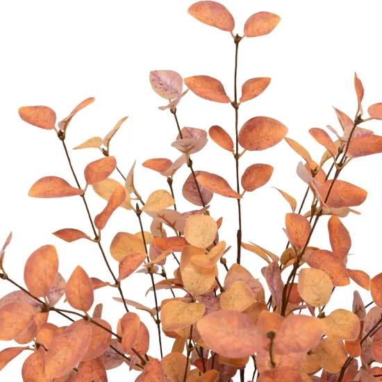 6 Pcs Artificial Fall Eucalyptus Stems with Autumn Leaves {4}