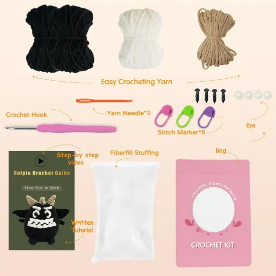 Gulpie Crochet Kit - Chinese Mythological Crochet Kit {5}