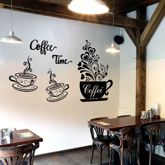 Coffee Cup Wall Decals {5}