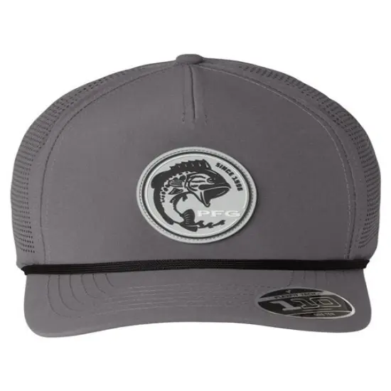 1 Count Tidal Pursuit 3D Stretch Snapback Cap with UPF 50 Protection and Water Resistant Finish Shark/Fish {2}