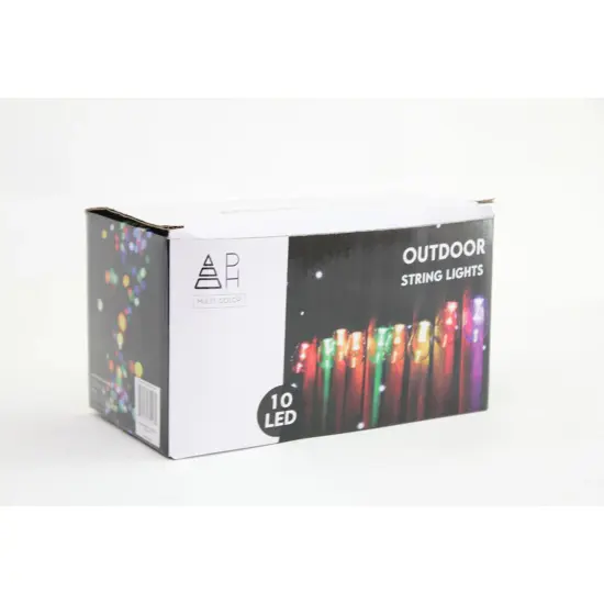 10 LED Outdoor String Light Multicolor {2}