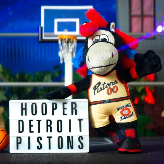 Bleacher Creatures Detroit Pistons Hooper 10" Mascot Plush Figure (City Edition 2024-25) {2}