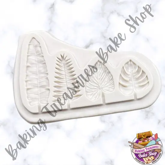Leather leaf and filler flower Silicone Mold {4}
