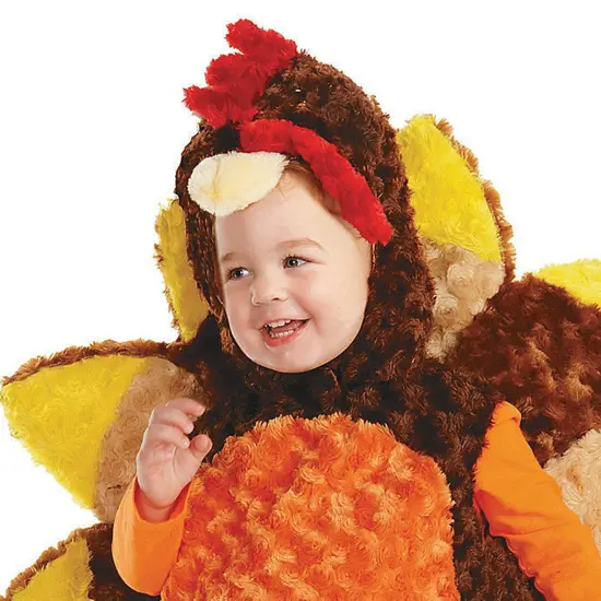 Toddler Plush Turkey Costume {3}