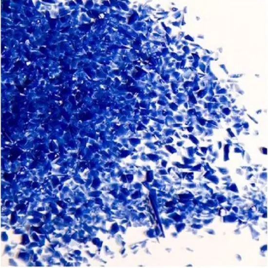 Oceanside Fusible Glass Frit Medium Dark Blue Opal 96 COE - 8.5oz Jar (2306) {1}