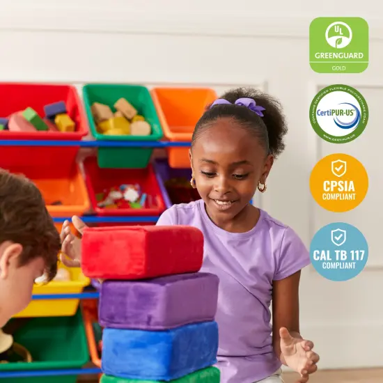 Stack-A-Brick, Foam Blocks, 24-Piece Assorted {5}