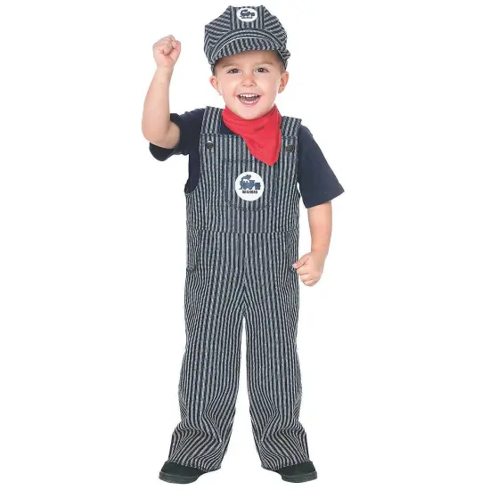 Toddler Train Engineer Costume {1}
