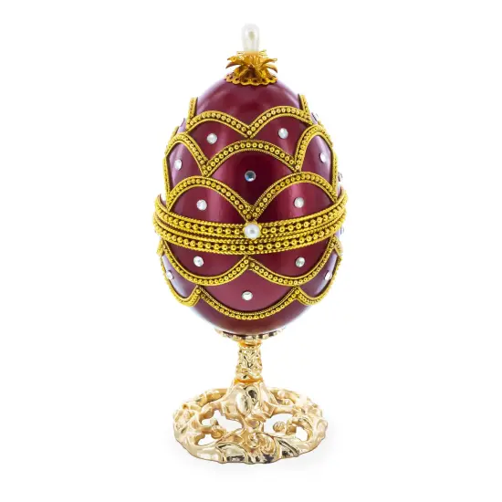 Real Eggshell Royal Inspired Musical Easter Egg 5.4 Inches {1}
