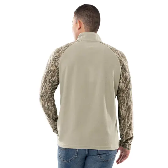 Paragon&reg; Jackson Mossy Oak Colorblocked Long Sleeve T Shirt Shadow Grass {6}