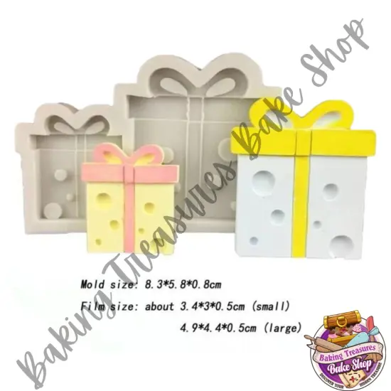 Gift Box Style 3 Silicone Mold {6}