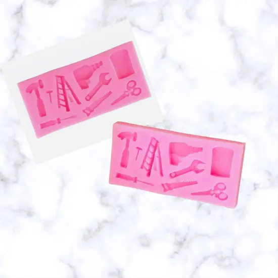 Handy Daddy Tool Set silicone mold {4}