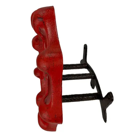 Vintage Outdoor Faucet Spigot Garden Hose Holder - Cast Iron Weather-Resistant {3}