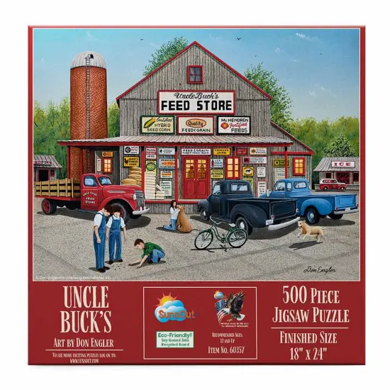 Sunsout Uncle Buck's 500 pc Jigsaw Puzzle 60357 {4}
