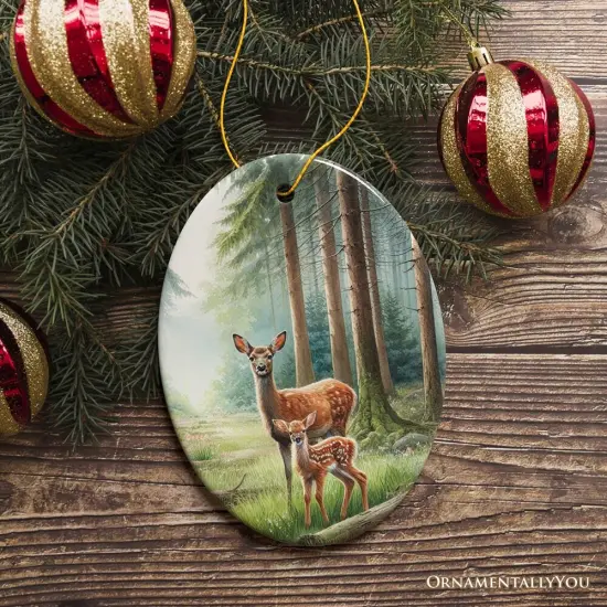 Bambi's Magical Forest Ornament, A Christmas Tribute to Woodland Friends {4}