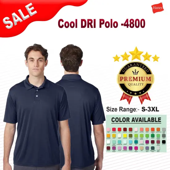 Hanes&reg; Cool DRI Polo Cardinal Red {2}