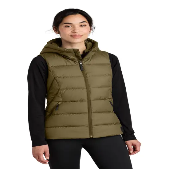 Outdoor Research&reg; Women's Coldsnap Hooded Down Vest Loden {1}
